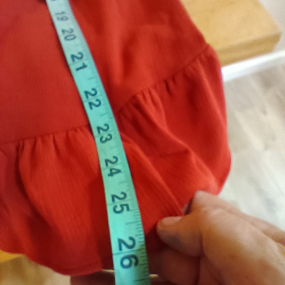 Torrid Spaghetti Strap Top Rust Red with Smocking 1X (Torrid 1) Y2K - Picture 6 of 7